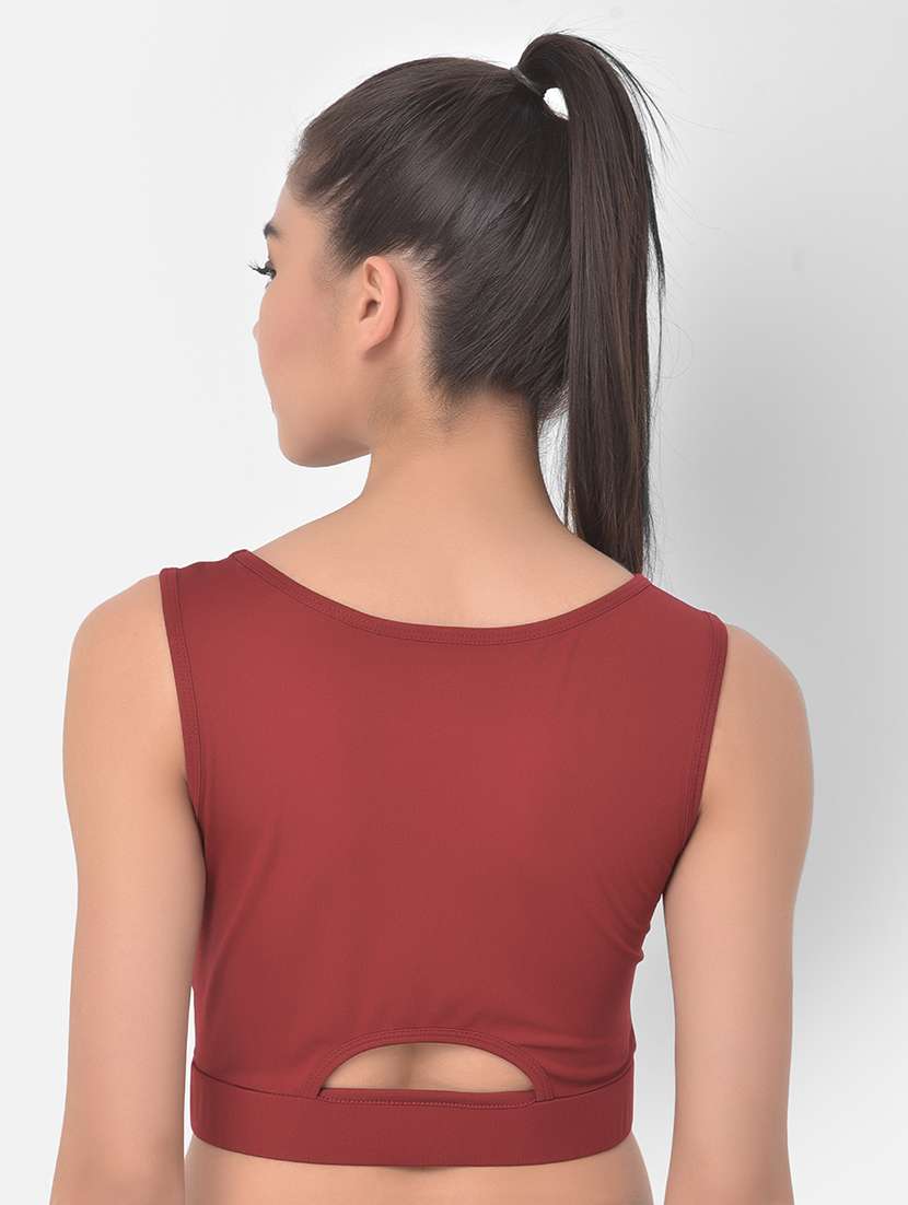 women's color block boat neck t-shirt - 18307485 -  Standard Image - 3