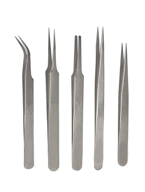 alis beauty tweezer perfect to holding | precision for beading, other fine crafts, medical, lash (bt-033) - set of 5 pcs - 18308160 - Standard Image - 0