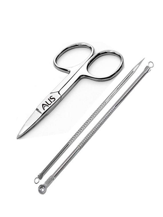 alis professional scissor & blackhead remover needles (combo scissor & blackhead needle) - 18308168 - Zoom Image - 0