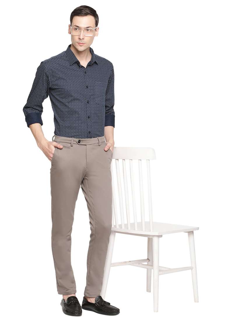 men printed long sleeve casual shirt - 18309557 -  Standard Image - 3