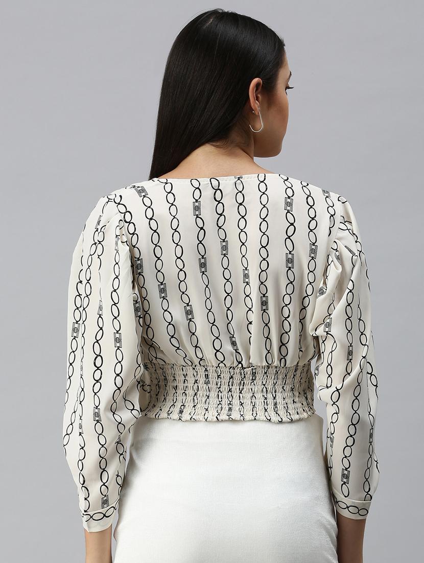 women's blouson sweetheart neck top - 18310498 - Standard Image - 3