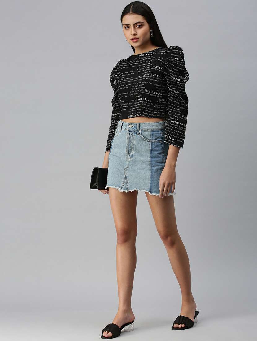 women's printed crop top - 18310501 -  Standard Image - 3