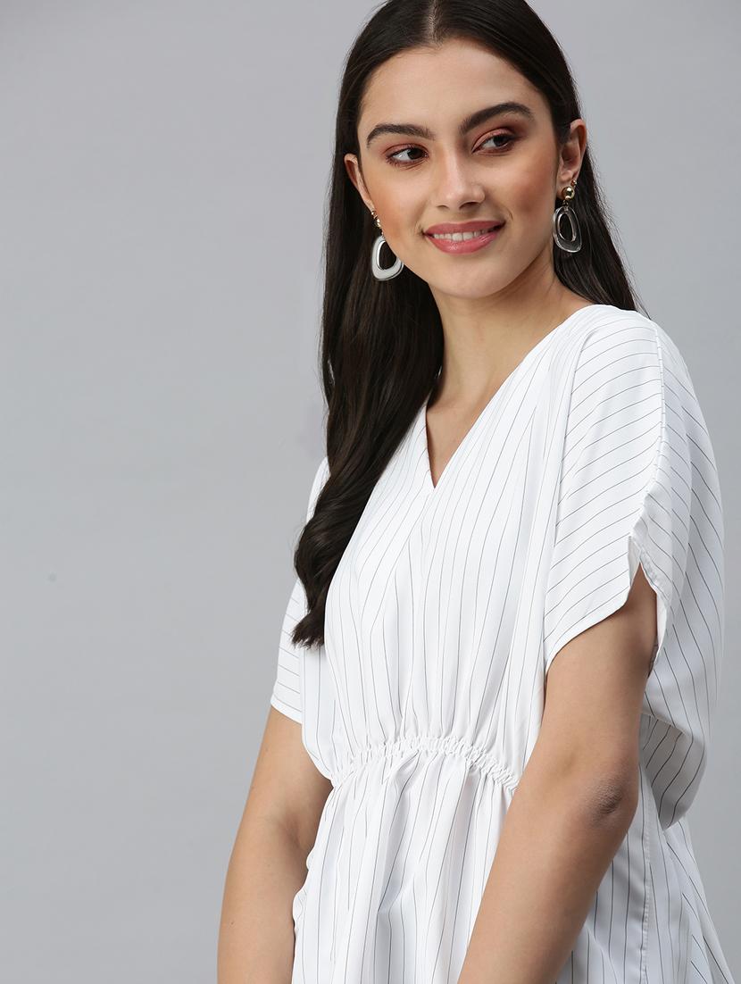 women's peplum v neck top - 18310509 - Standard Image - 3