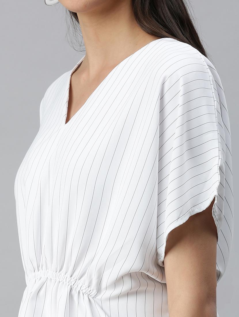 women's peplum v neck top - 18310509 - Standard Image - 5