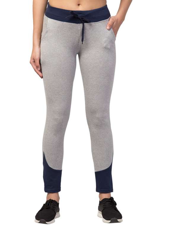 drawstring waist solid track pant