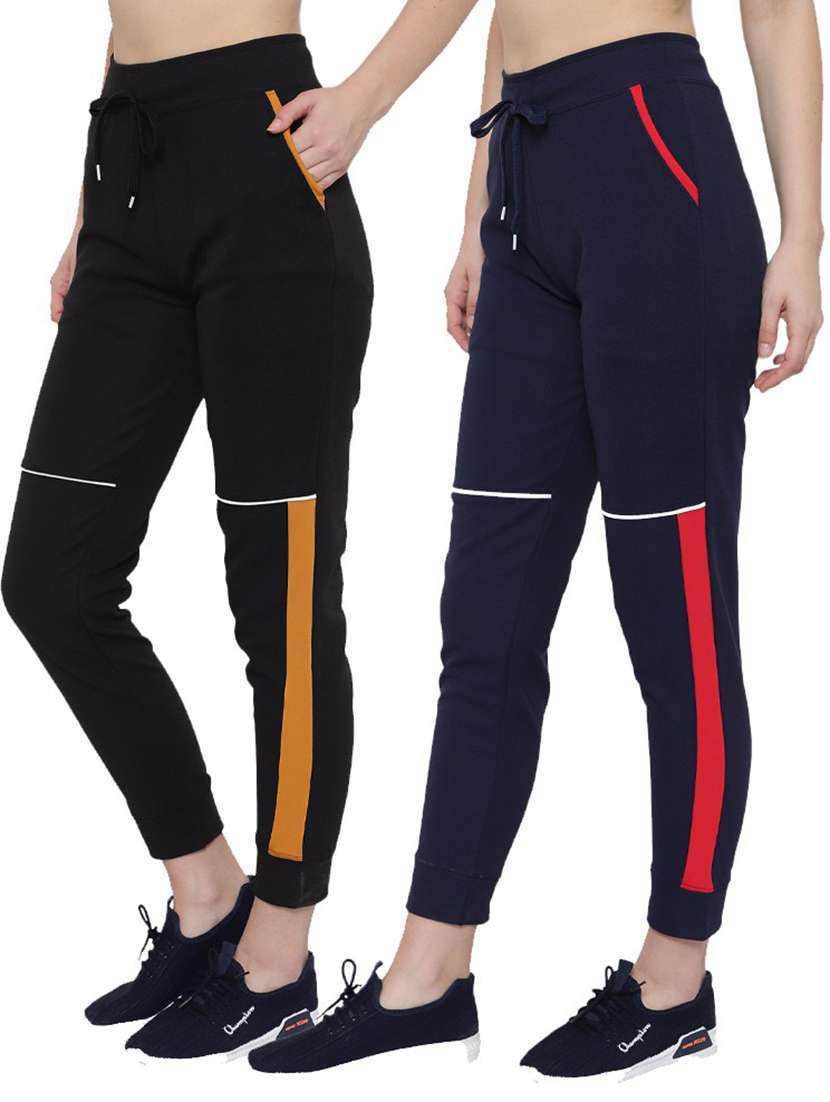 pack of 2 drawstring waist track pant