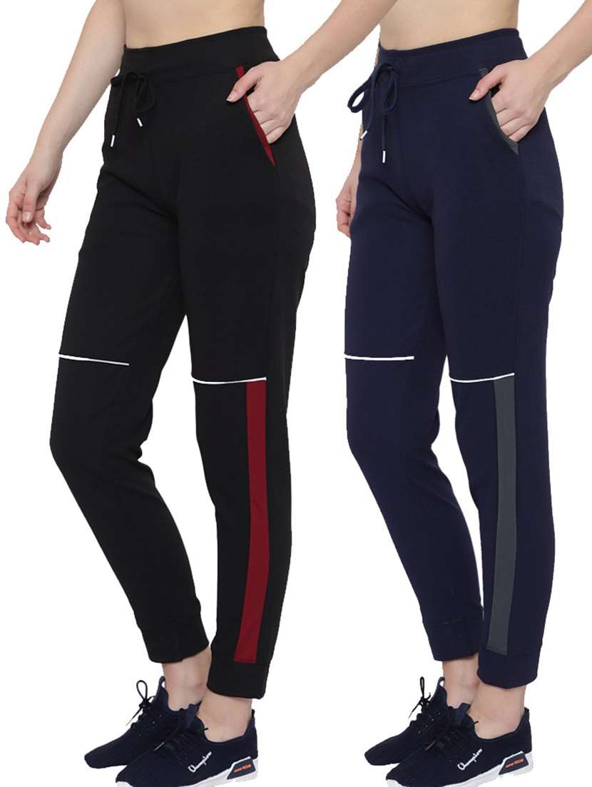 pack of 2 drawstring waist track pant