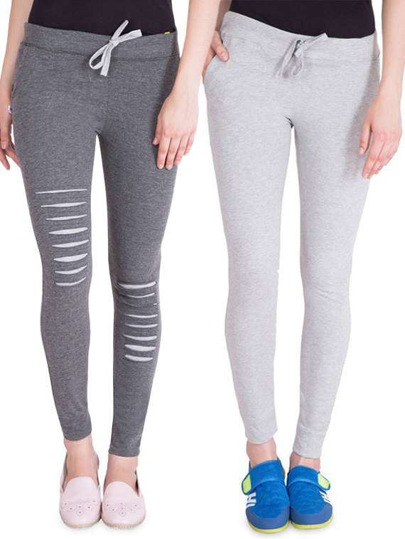 pack of 2 drawstring waist track pant - 18311365 -  Zoom Image - 0