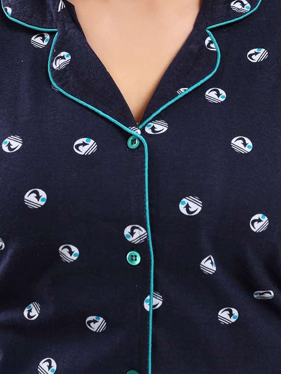 pack of 2 printed nightwear shorts set  - 18312126 -  Standard Image - 5