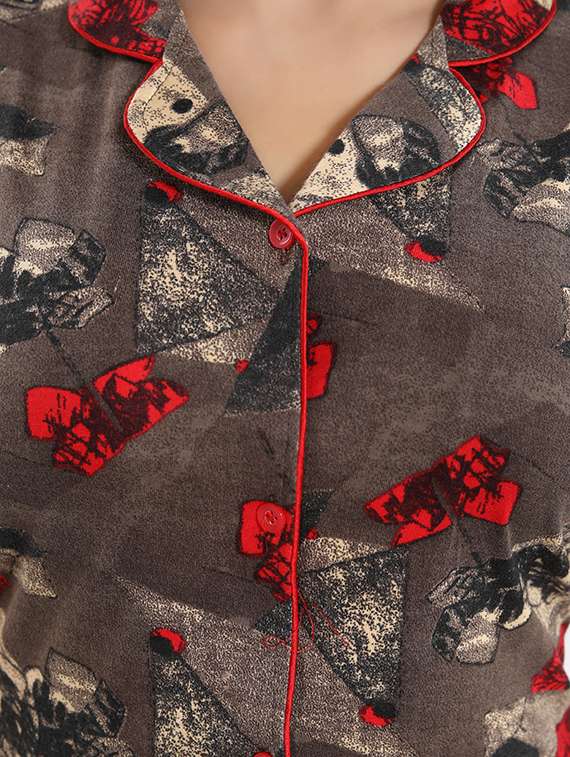 pack of 2 printed nightwear pajama set  - 18312131 -  Standard Image - 3