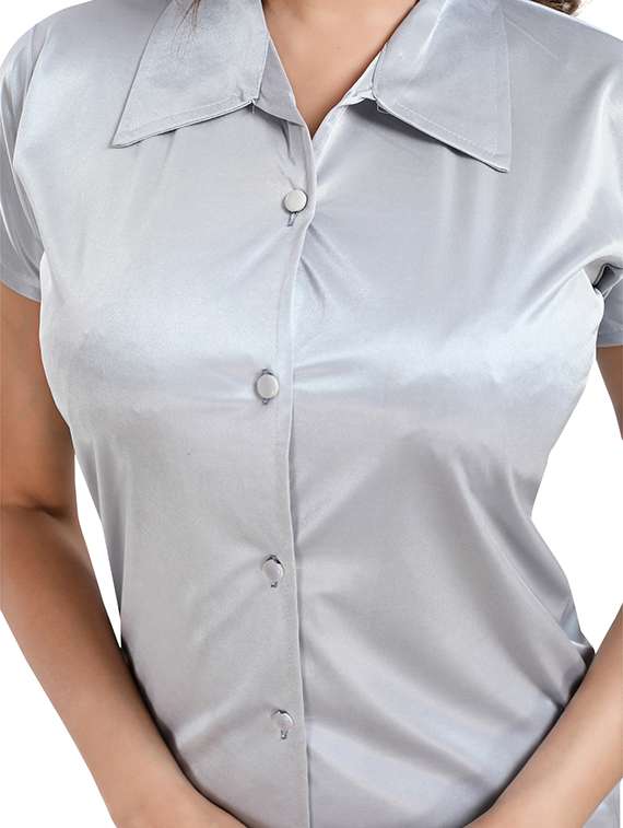 women solid nightwear pajama set  - 18312162 -  Standard Image - 3