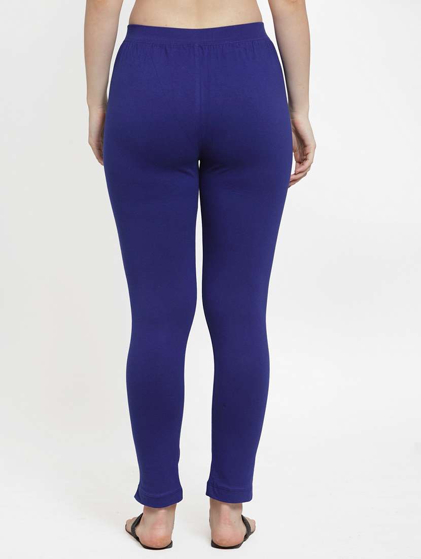 set of 2 multi colored solid legging - 18312439 -  Standard Image - 3