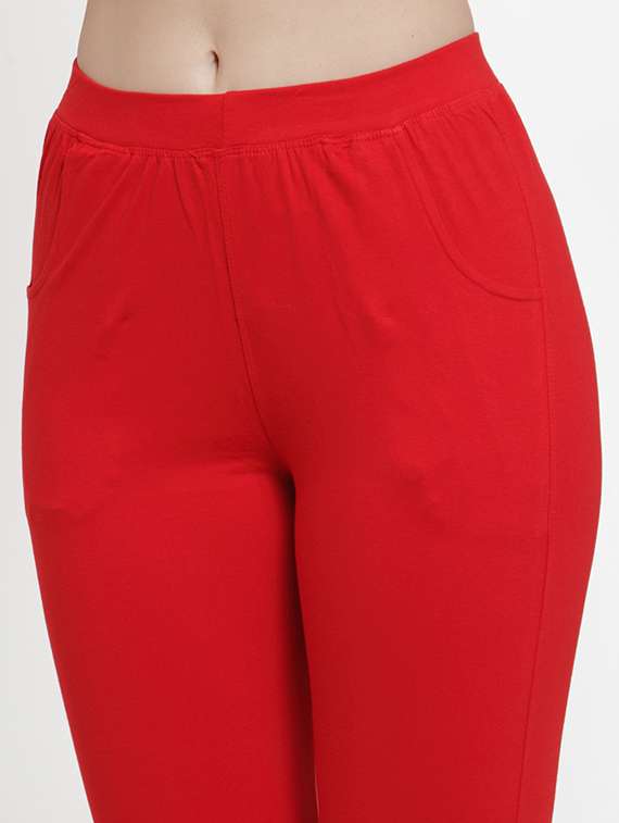 set of 2 multi colored solid legging - 18312441 -  Standard Image - 5