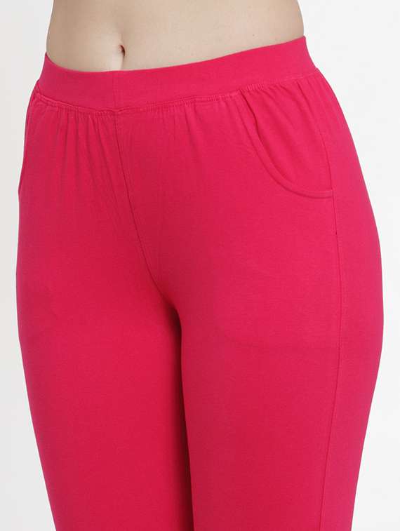 set of 2 multi colored solid legging - 18312447 -  Standard Image - 5