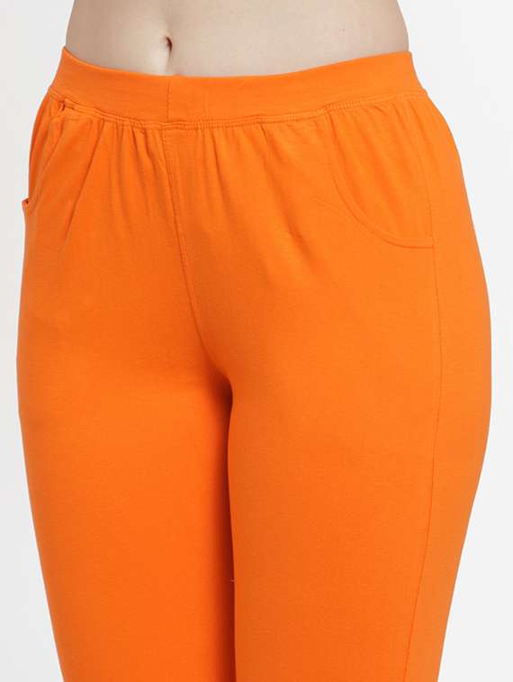 set of 2 multi colored solid legging - 18312505 -  Standard Image - 5