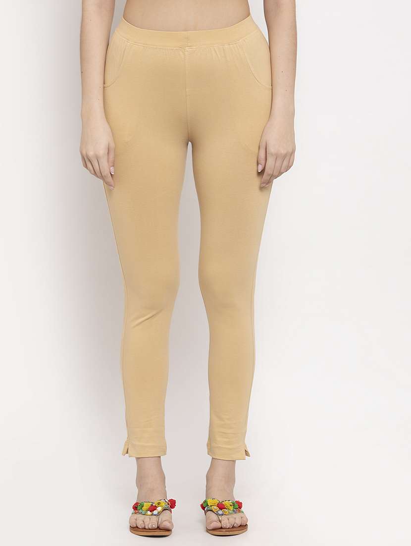 set of 2 multi colored solid legging - 18312555 -  Standard Image - 3