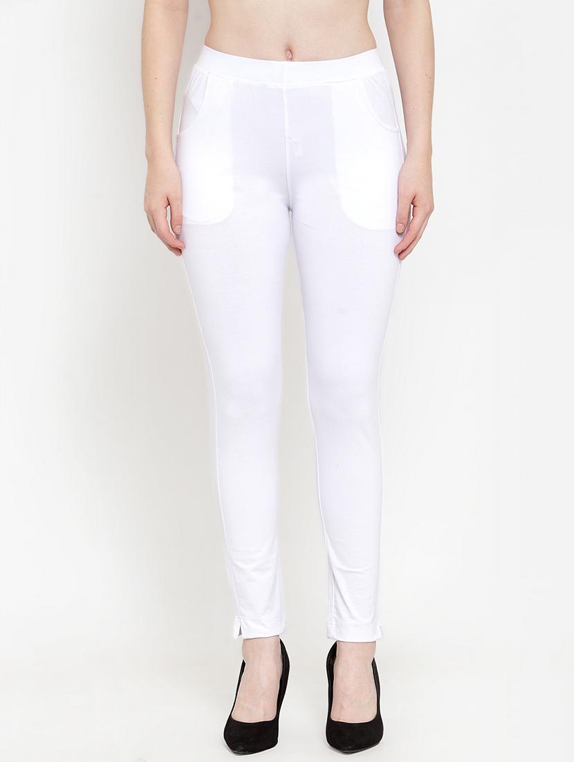 set of 2 multi colored solid legging - 18312564 - Standard Image - 3