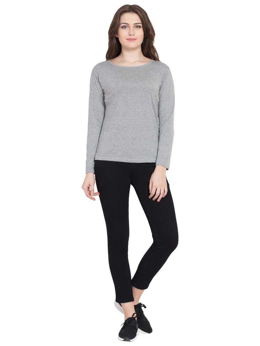 round neck solid regular tee - 18312750 -  Standard Image - 3