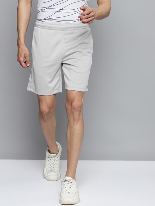 grey solid short - 18312911 - Standard Image - 0