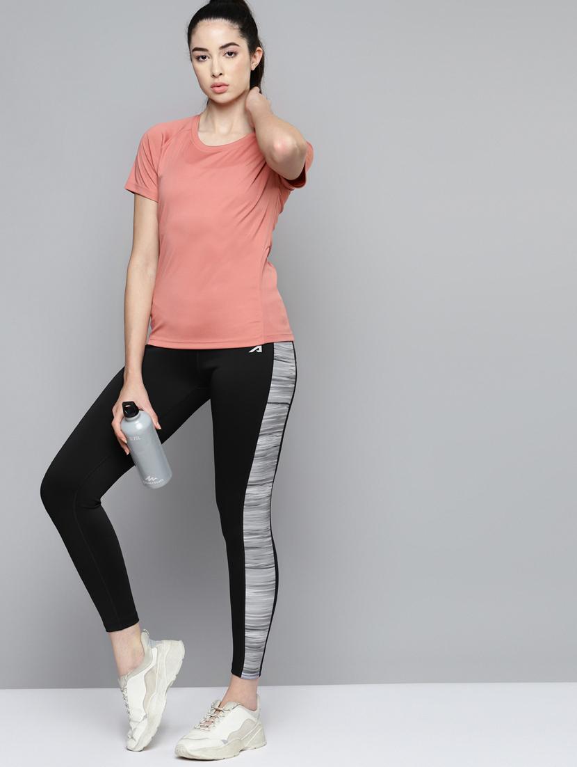 high rise solid sports legging - 18312999 - Standard Image - 3