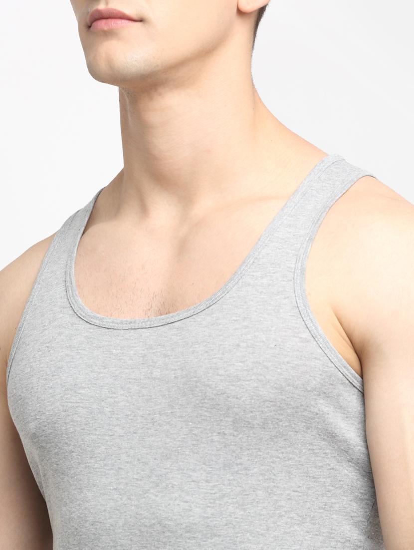 set of 2 solid cotton vest - 18313209 - Standard Image - 5
