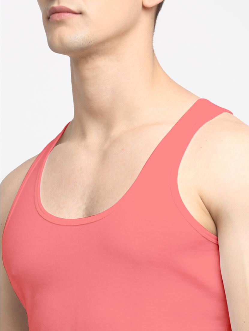 set of 2 solid cotton vest - 18313251 - Standard Image - 5