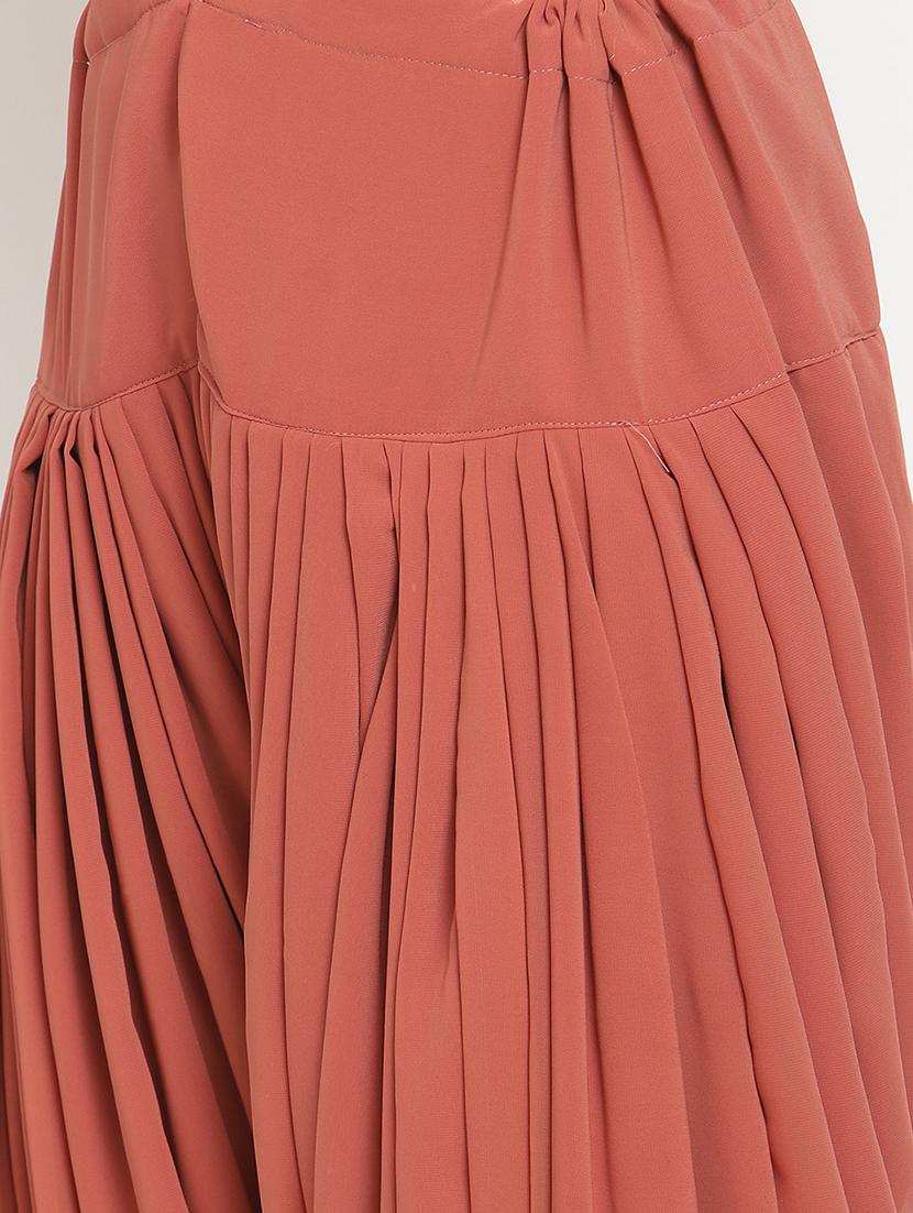 peach cotton suit set - 18313338 - Standard Image - 3