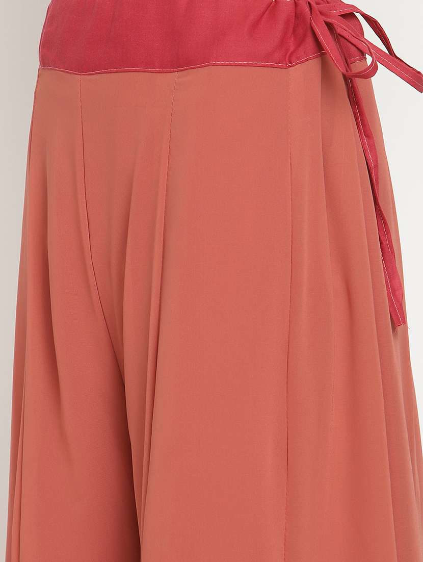 peach cotton suit set - 18313342 - Standard Image - 3