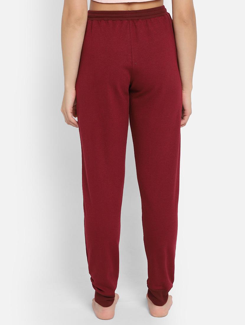drawstring waist solid pajama - 18313602 - Standard Image - 3