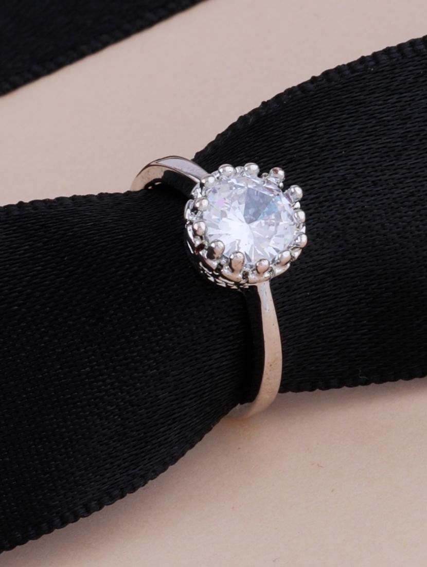 silver brass finger ring - 18313617 - Zoom Image - 0