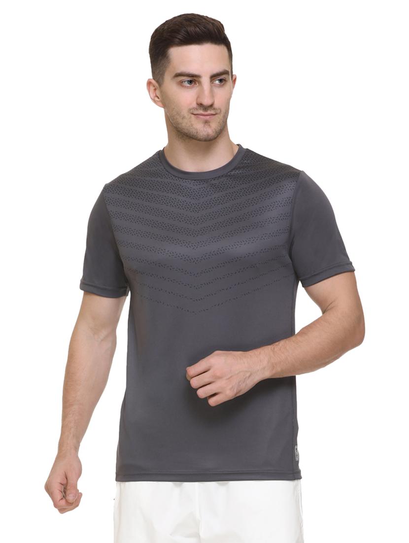 grey printed t-shirt - 18314579 - Zoom Image - 0
