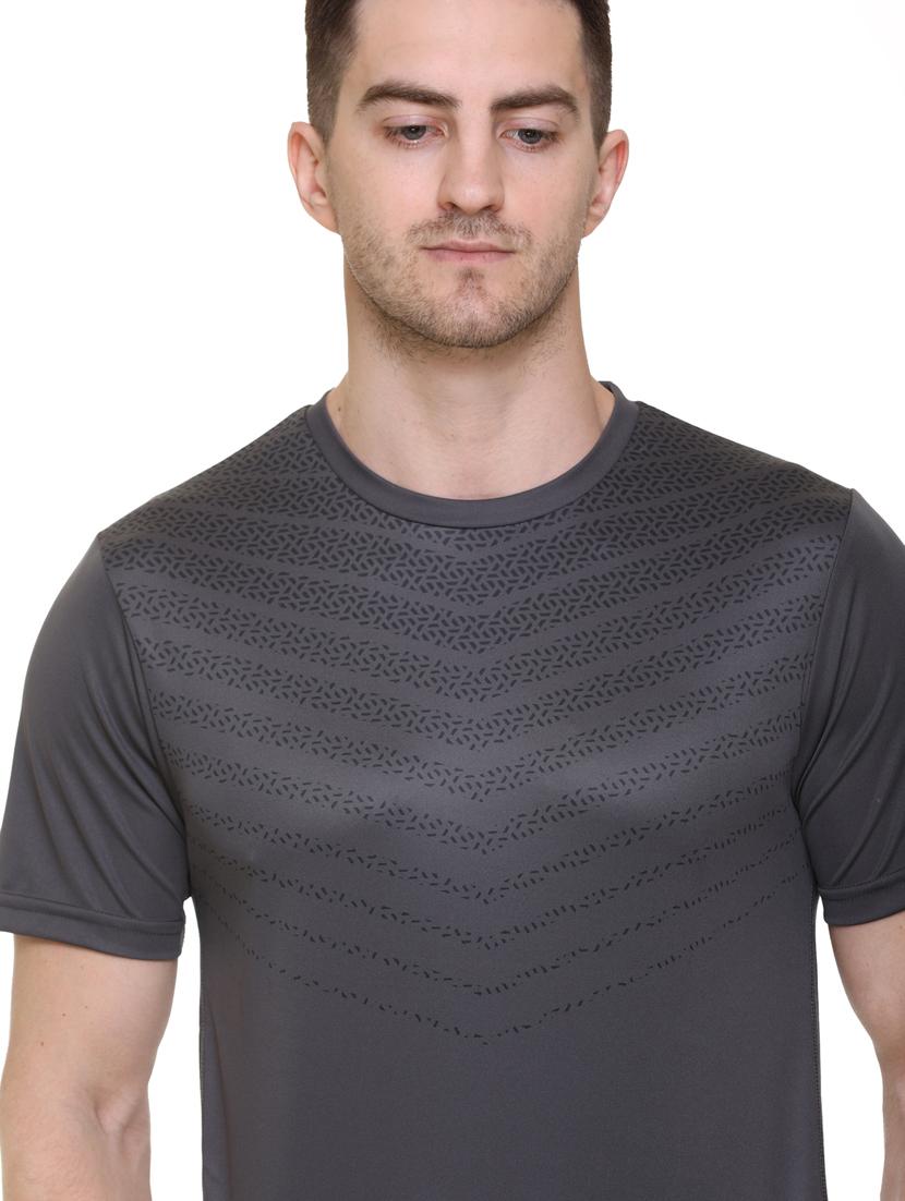 grey printed t-shirt - 18314579 - Standard Image - 3