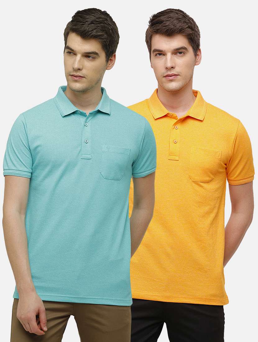 set of 2 solid polo t-shirt - 18314910 - Zoom Image - 0