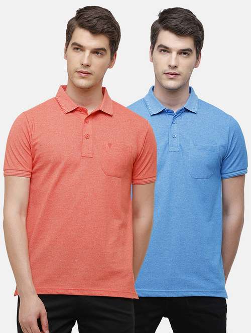 set of 2 solid polo t-shirt - 18314919 - Standard Image - 0