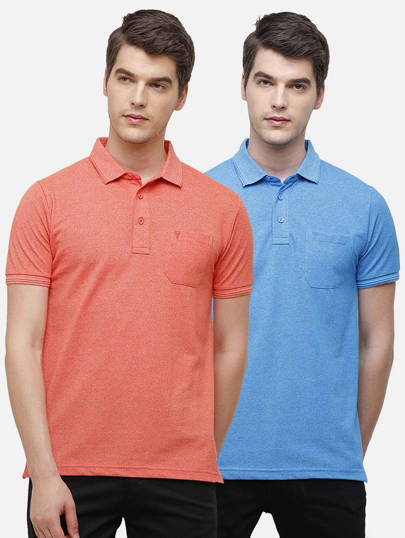 set of 2 solid polo t-shirt - 18314919 - Zoom Image - 0