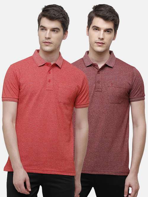 set of 2 solid polo t-shirt - 18314926 - Standard Image - 0