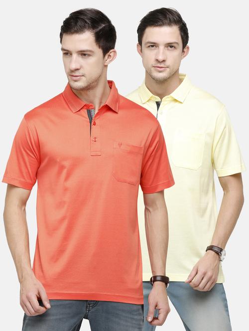 set of 2 solid polo t-shirt - 18315551 - Standard Image - 0