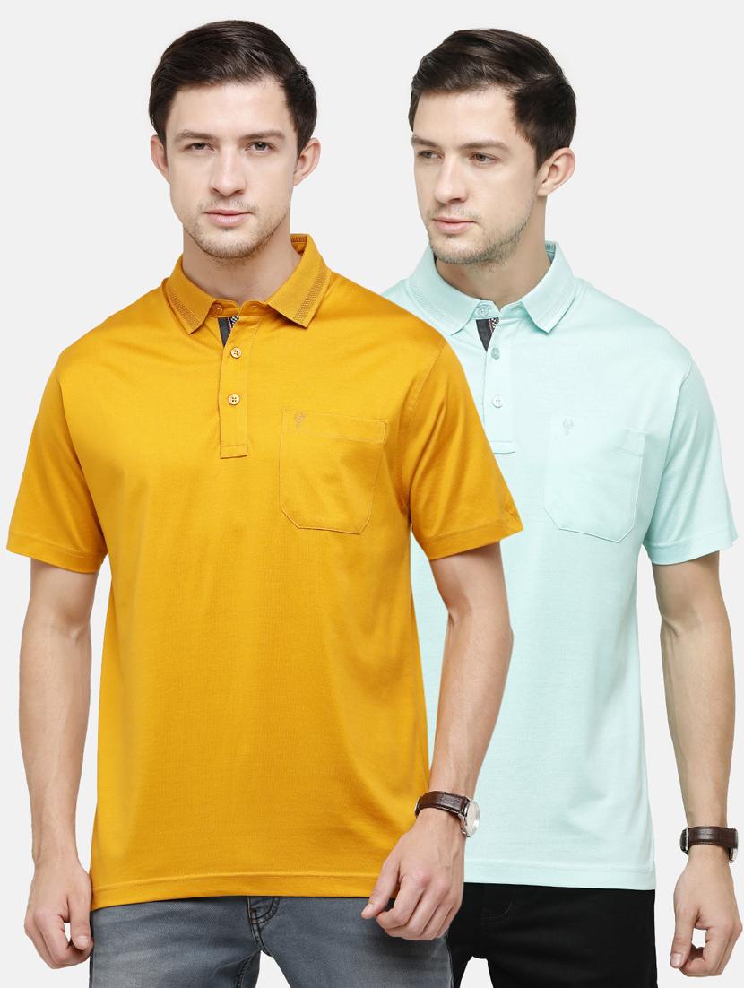 set of 2 solid polo t-shirt - 18315559 - Zoom Image - 0