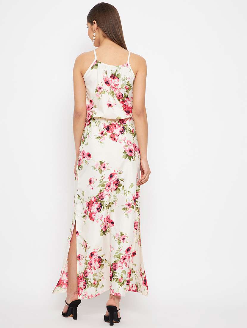 women's fit & flare floral dress - 18315609 - Standard Image - 3