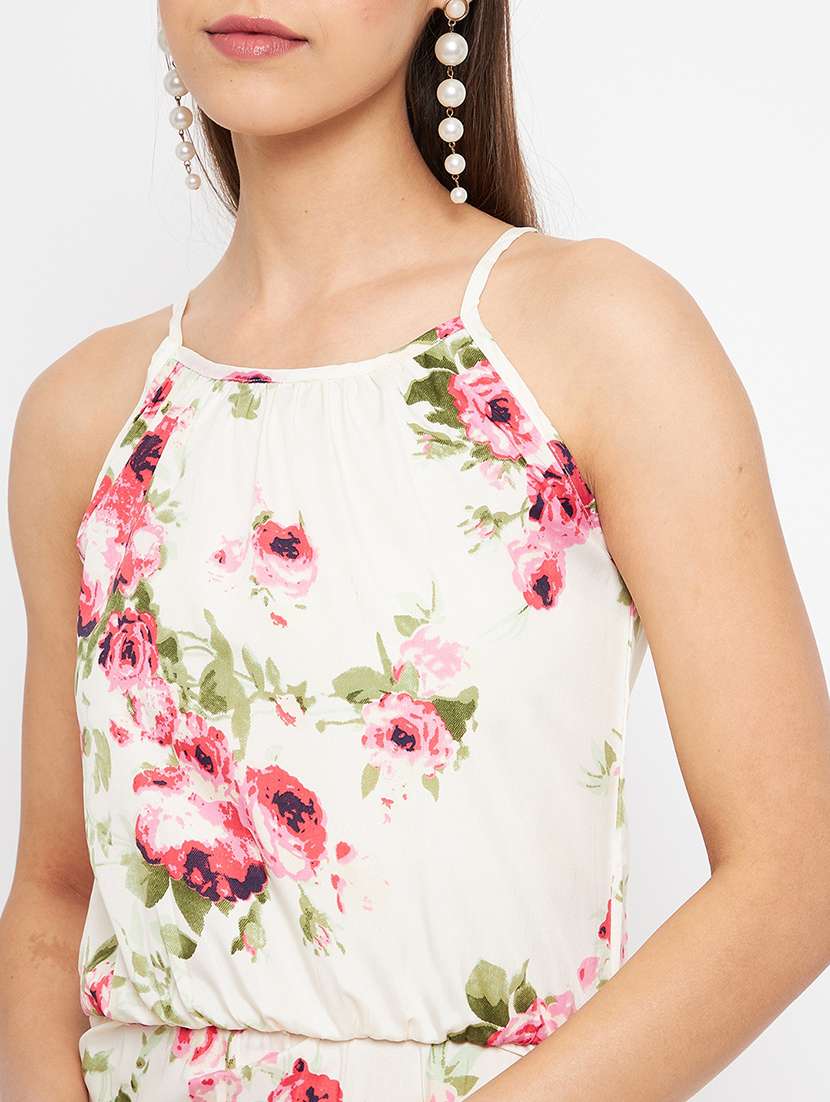 women's fit & flare floral dress - 18315609 - Standard Image - 5