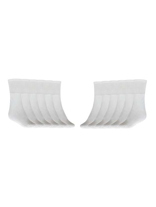 women pack of 6 solid above ankle length socks - 18315688 - Standard Image - 0