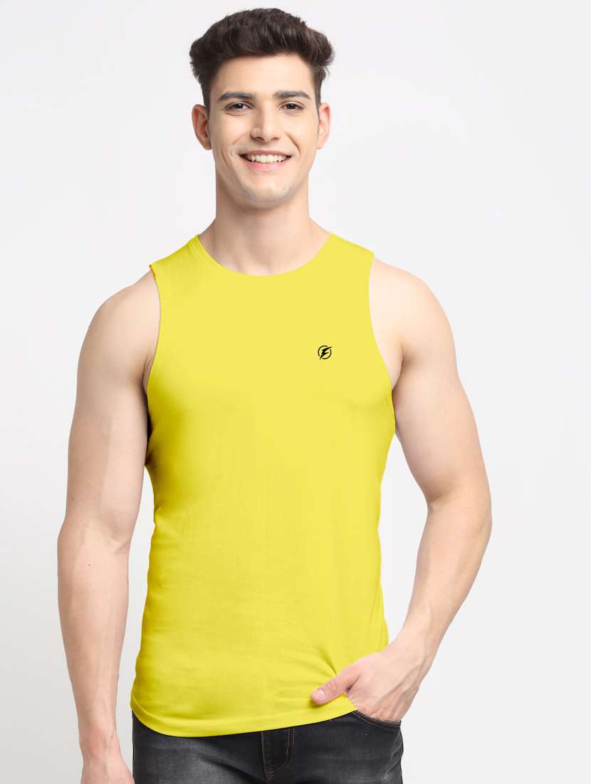 yellow solid vest - 18315815 - Zoom Image - 0