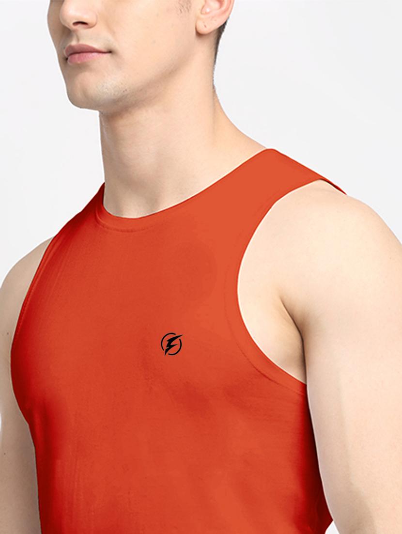 orange solid vest - 18315816 - Standard Image - 5