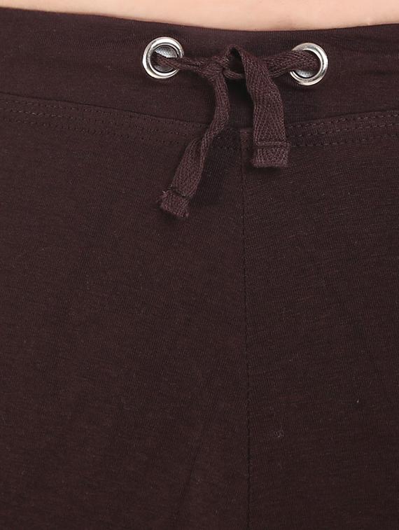 drawstring waist solid capri - 18315896 - Standard Image - 3