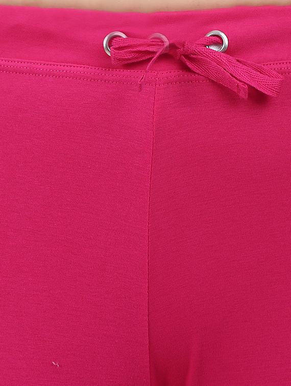 drawstring waist solid capri - 18315901 - Standard Image - 3