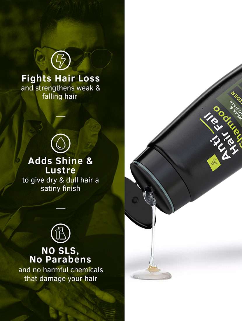 Ustraa Body Lotion Germ Free   200ml & Anti Hair Fall Shampoo With Apple Cider Vinegar   250ml