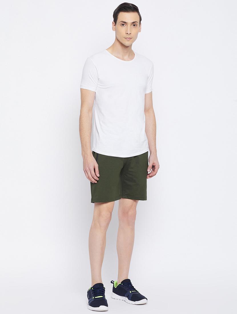 olive-green solid blend short - 18316244 - Standard Image - 3