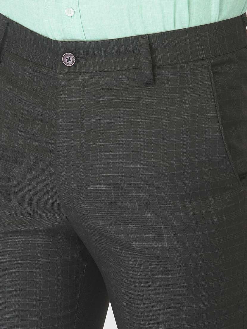 black checkered formal trouser - 18317043 -  Standard Image - 5