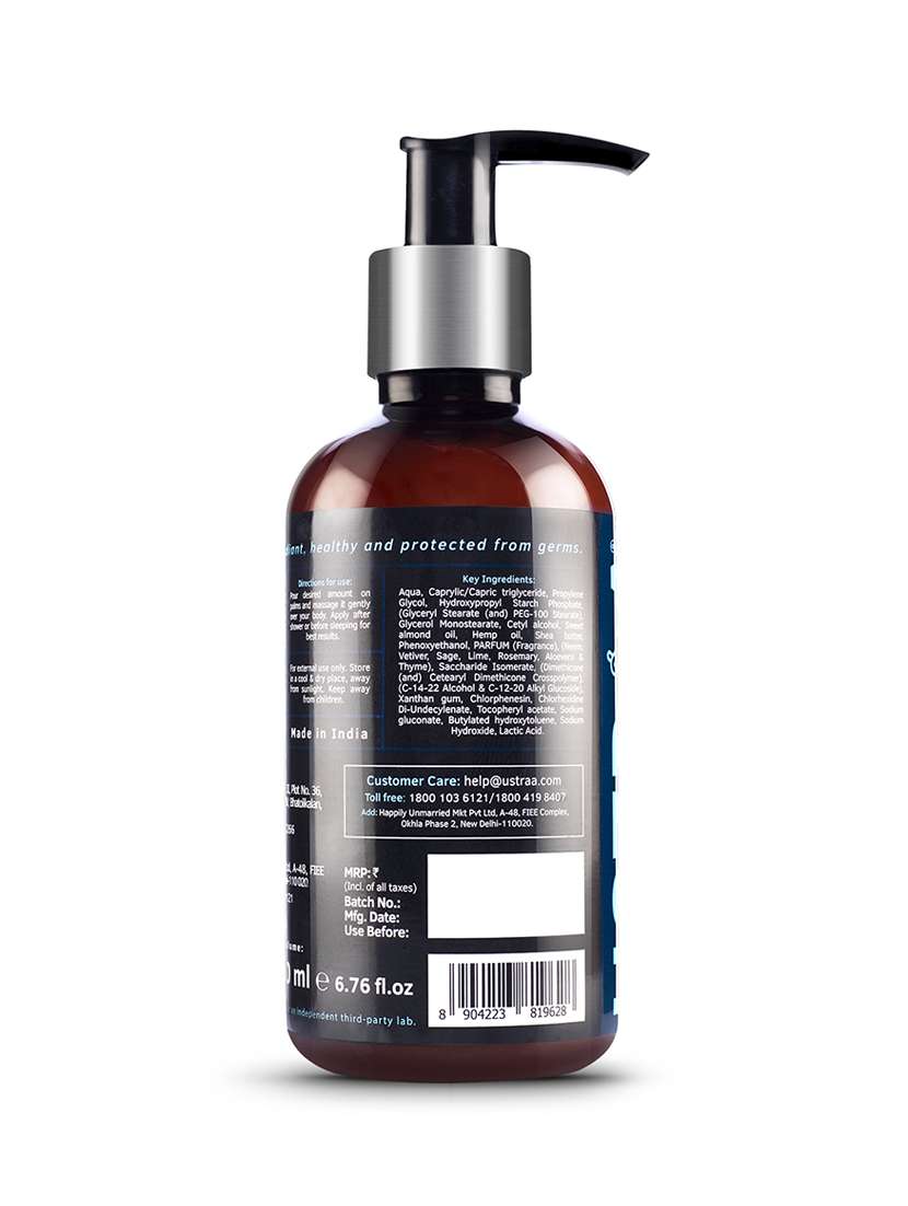 Ustraa Ayurvedic Beard Growth Oil  100ml & Face Wash Dry Skin   200ml
