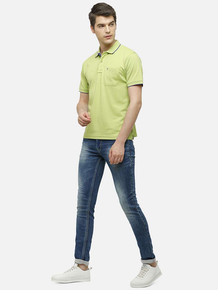 men pack of 2 solid regular fit polo t-shirt - 18317929 -  Standard Image - 3